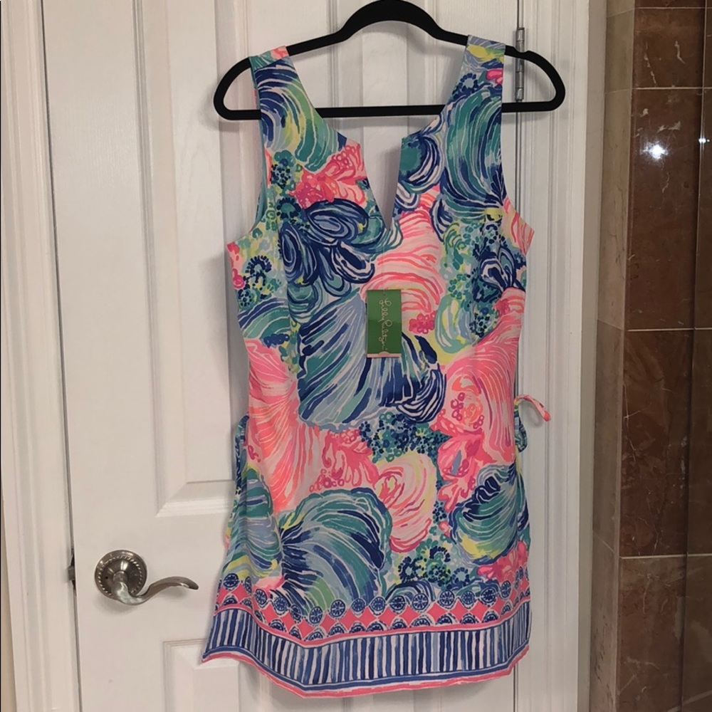 NWT Lilly Pulitzer Donna Romper Beach Please